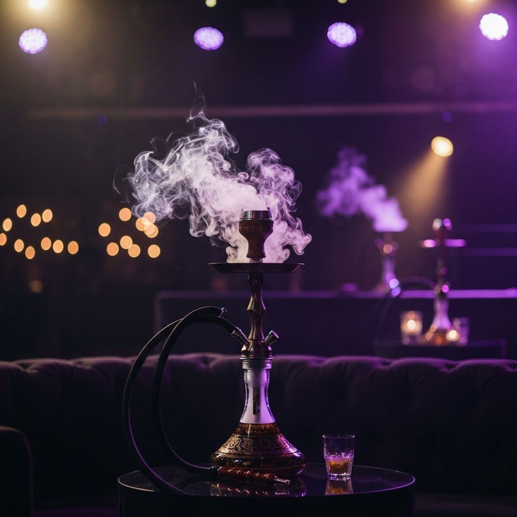 Luxury hookah setup
